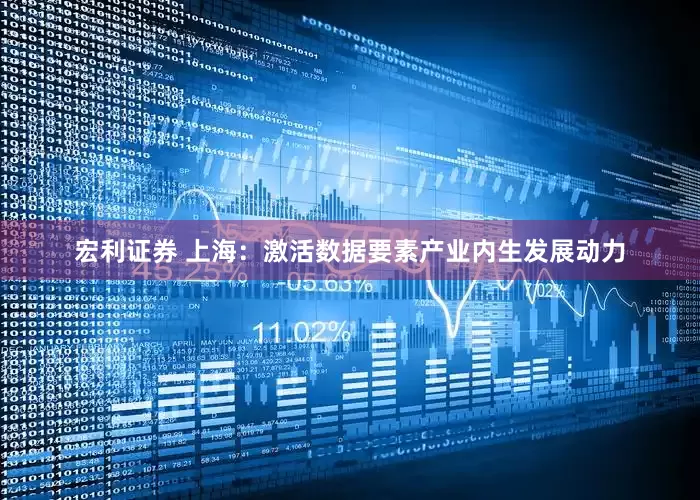 宏利证券 上海：激活数据要素产业内生发展动力