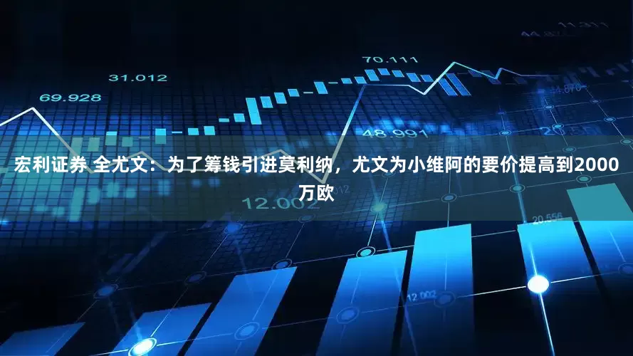 宏利证券 全尤文：为了筹钱引进莫利纳，尤文为小维阿的要价提高到2000万欧