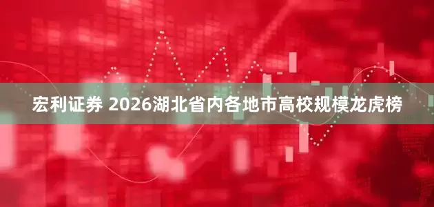 宏利证券 2026湖北省内各地市高校规模龙虎榜